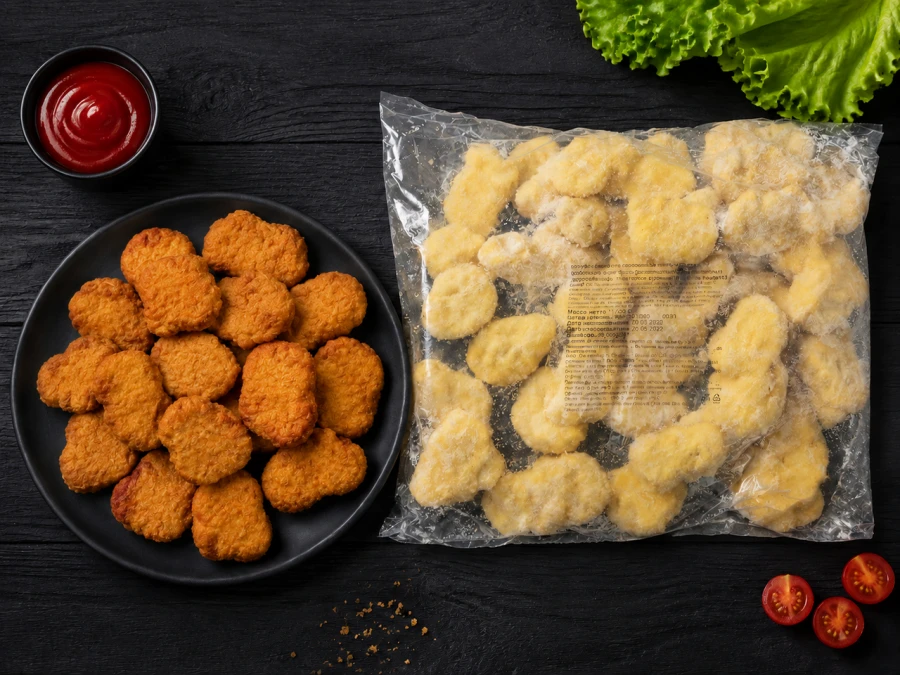 Наггетсы в темпуре из мяса птицы, 1 уп/1,105 кг