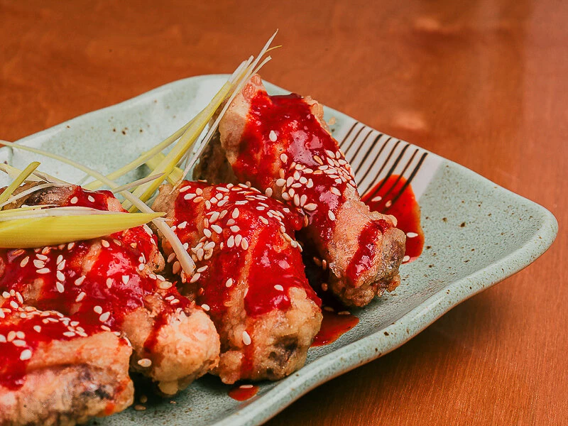 Куриные крылья кимчи