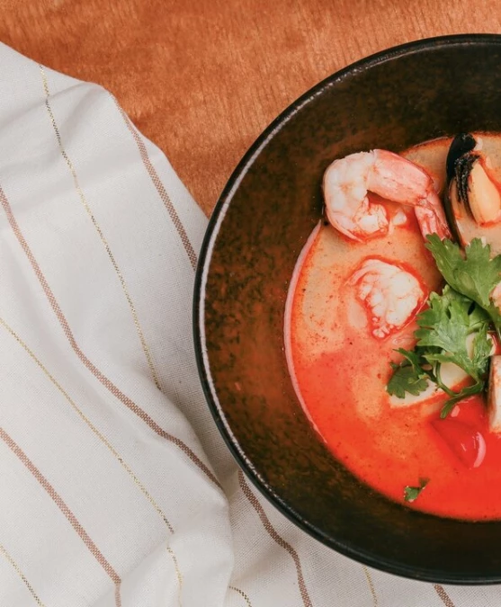 Том Ям с креветками