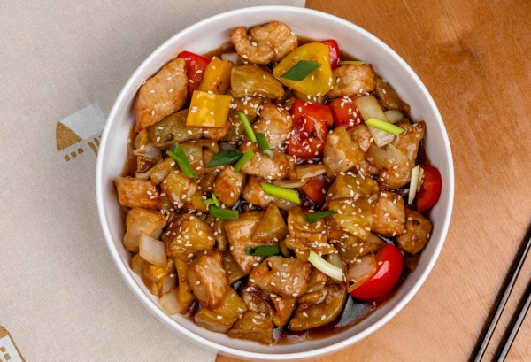 Свинина с баклажанами