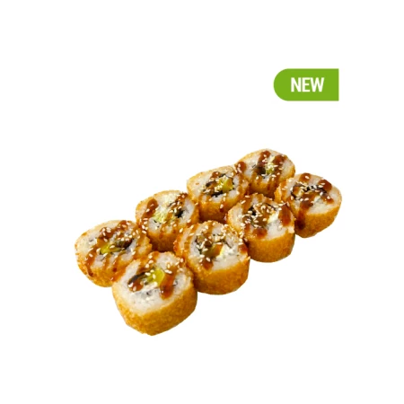 Жареный унаги темпура