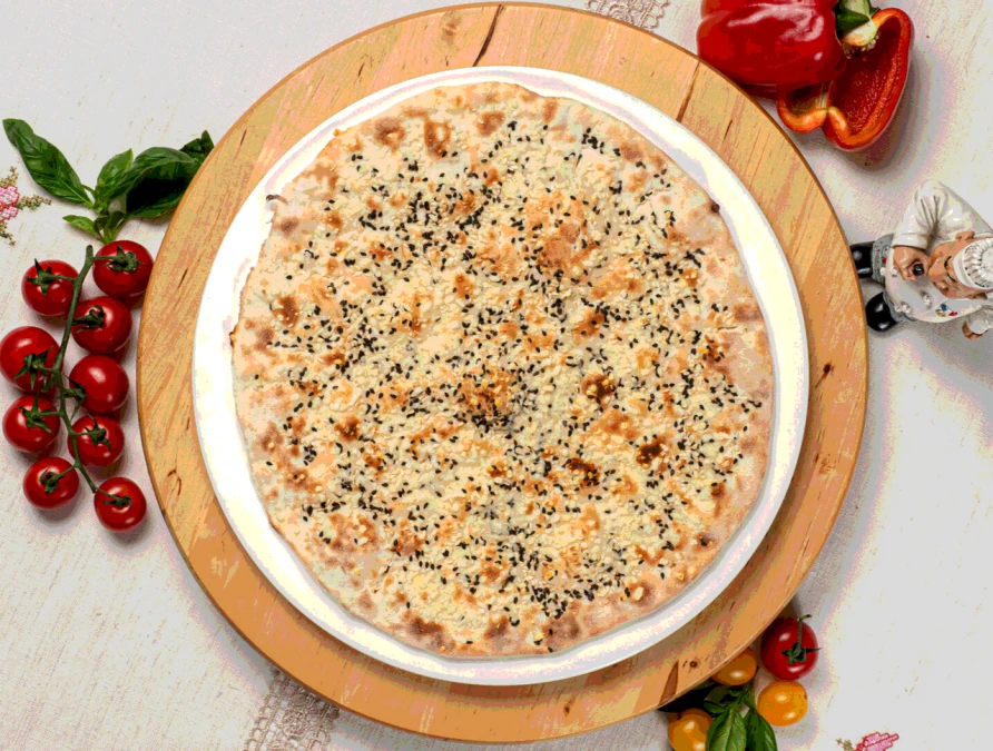 Фокачча с кунжутом