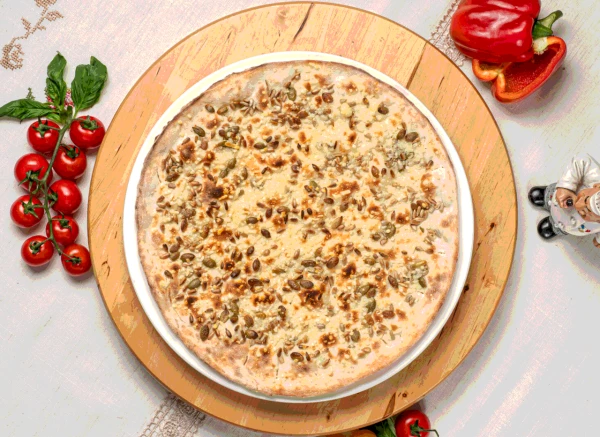 Фокачча с тыквенными и подсолнечными семечками