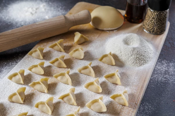 Пельмени с курицей