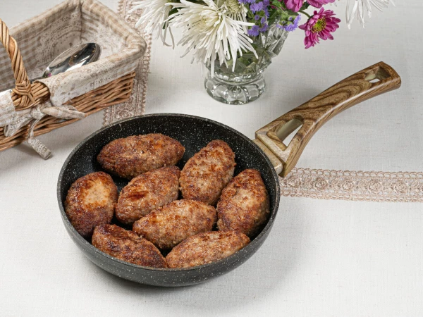 Рубленные котлетки из свинины и говядины (8 шт)