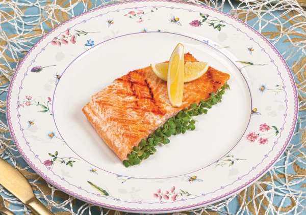 Филе морской форели на гриле