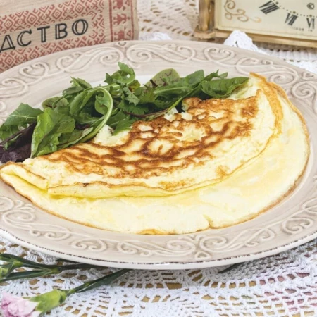 Воздушный омлет с припеком