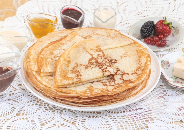 Румяные блинчики по рецепту от бабы Нюси