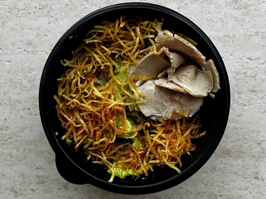 Салат с бужениной