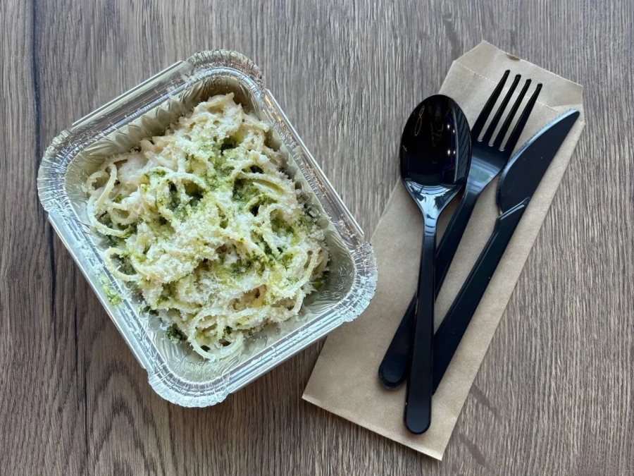 Спагетти сырные 