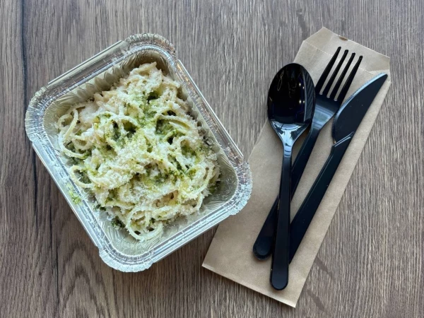 Спагетти сырные