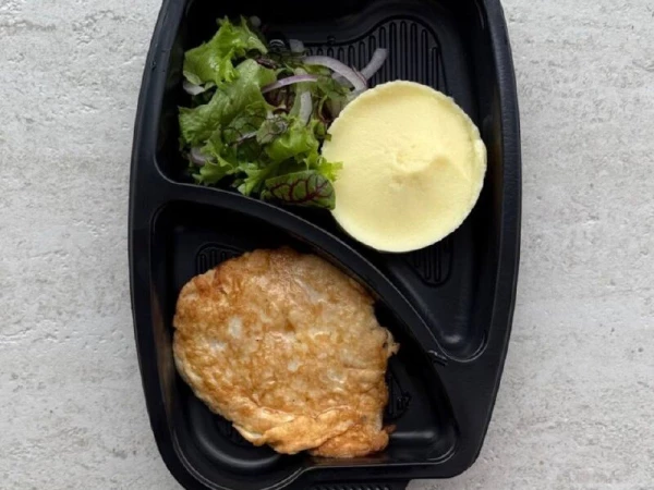 Бризоль куриная с пюре