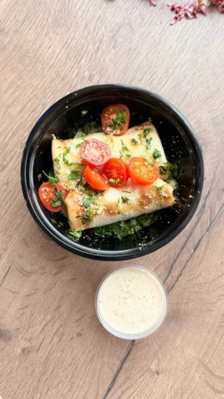 Блинчики Карбонара