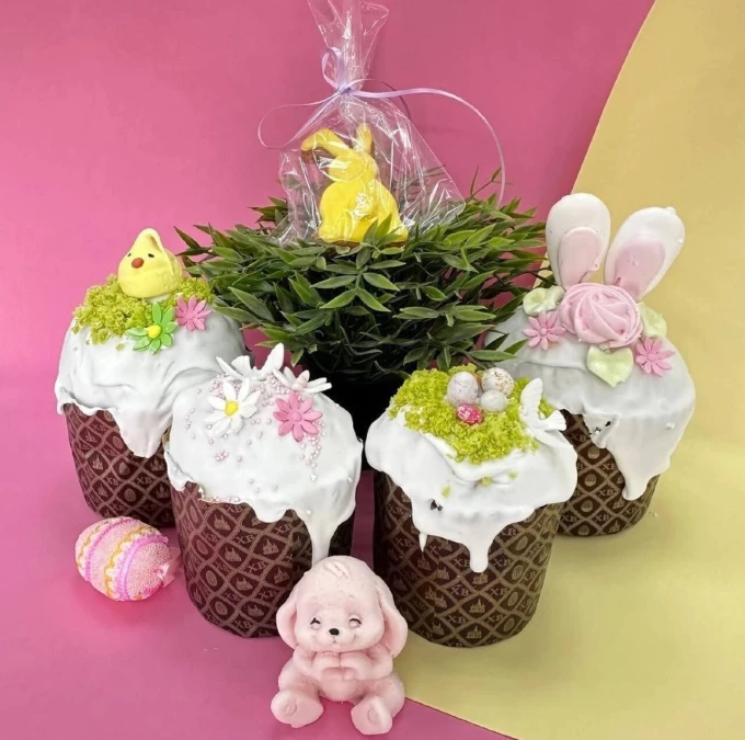 Кулич с изюмом 100, 200, 300 гр