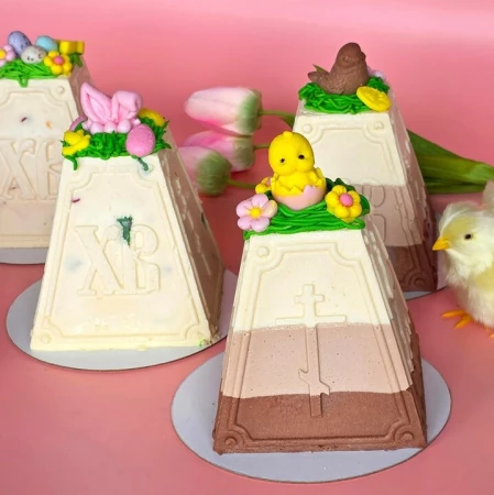 Творожная Пасха Три шоколада