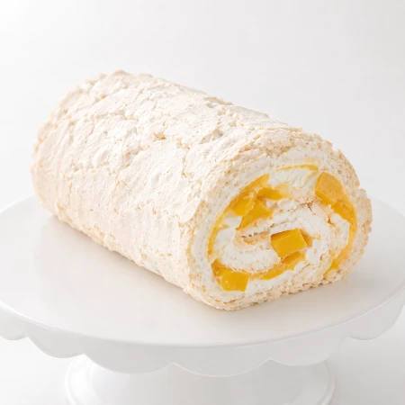 Меренговый рулет с манго