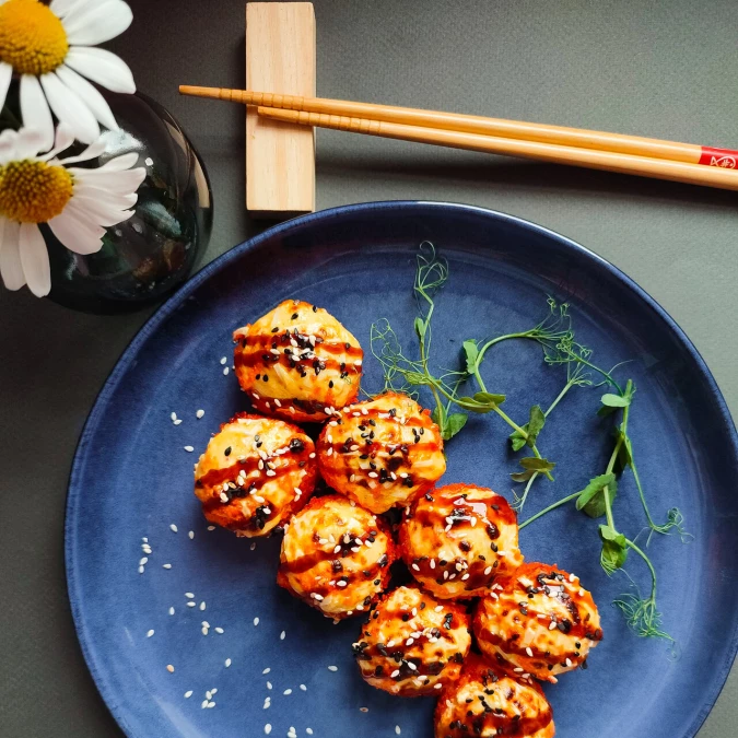 ролл запеченный Нежный краб