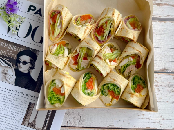 Гастро-бокс сэндвич-роллов