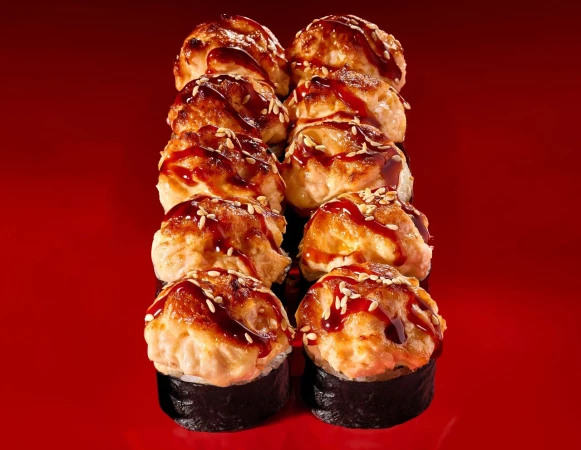 Запеченный с креветкой