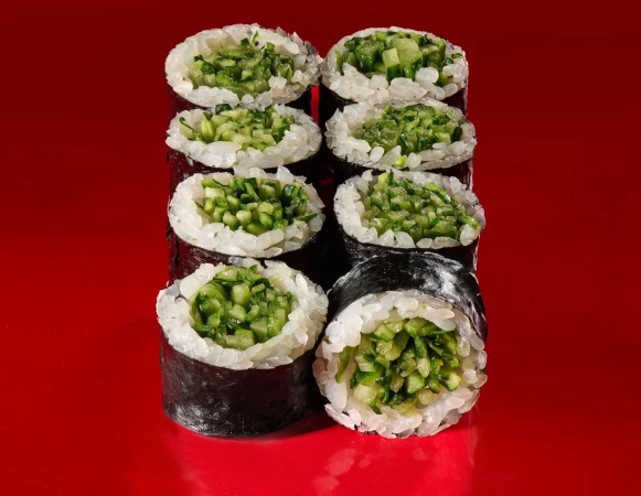 Мини ролл с огурцом (Сяо Цзюань)