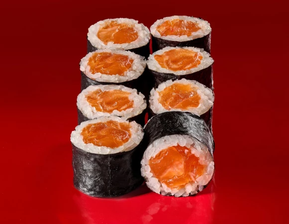 Мини ролл с лососем (Сяо Цзюань)