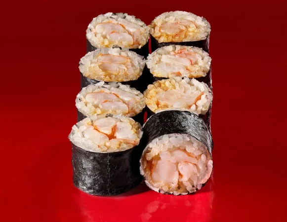 Мини ролл с креветкой