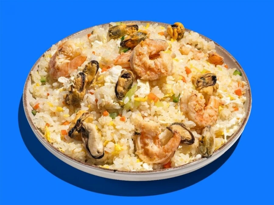 Вок рис с морепродуктами