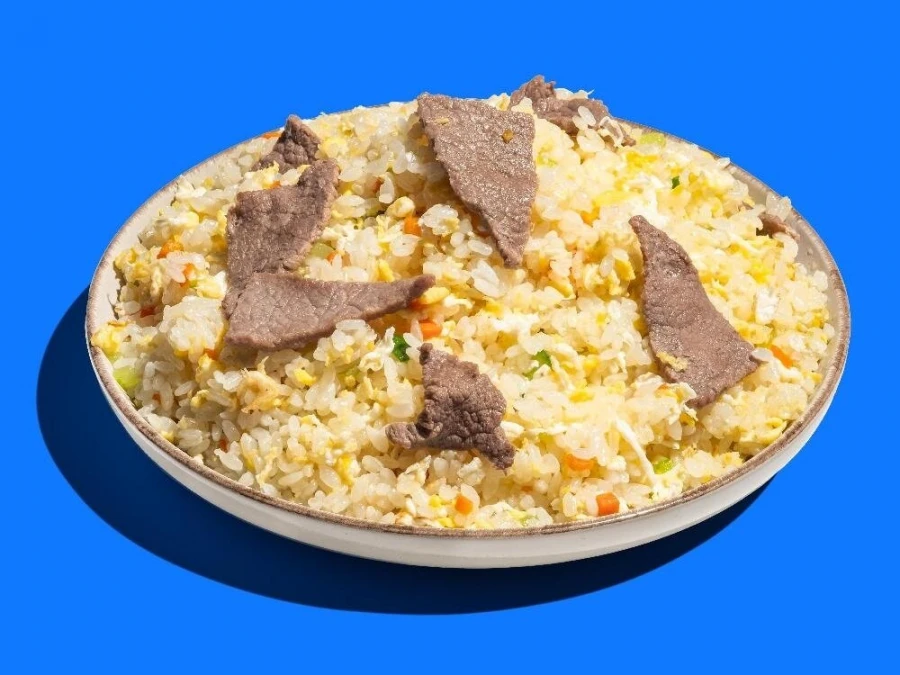 Вок рис с говядиной