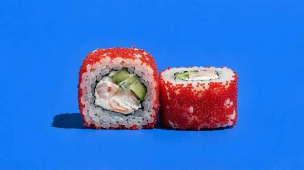 РОЛЛ КАЛИФОРНИЯ С КРЕВЕТКОЙ 