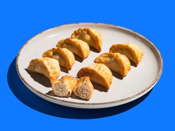 ГЕДЗА С КРЕВЕТКОЙ  ЖАРЕНЫЕ 