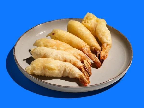 КРЕВЕТКИ ТИГРОВЫЕ В ТЕМПУРЕ  ПОРЦИЯ 