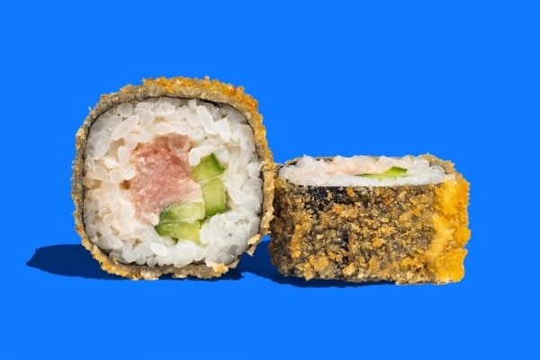 ЖАРЕНЫЙ  РОЛЛ С ТУНЦОМ 