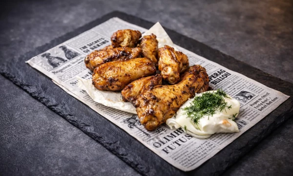 Крылья на мангале