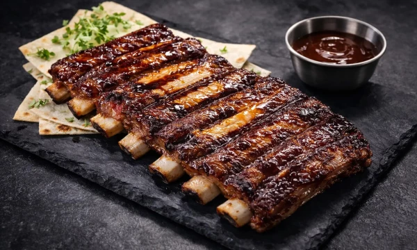 Ребрышки свиные в соусе BBQ