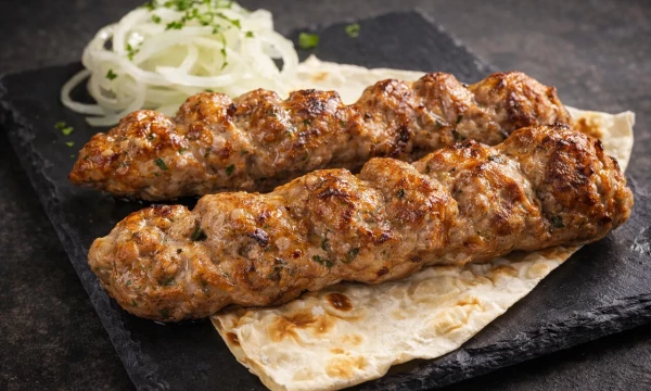 Из курицы и свинины Люля-Кебаб