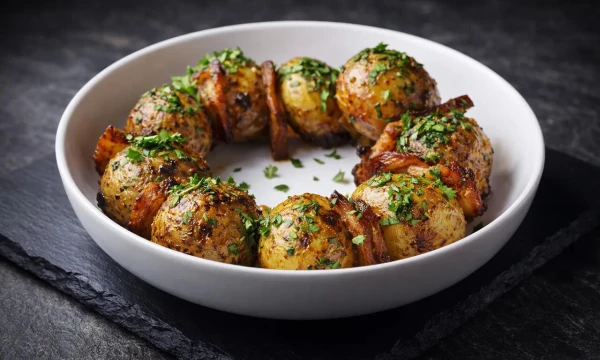 Картофель с салом