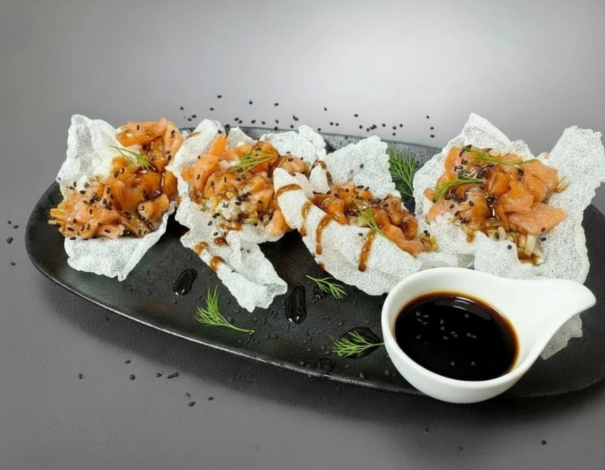 Тапас с лососем