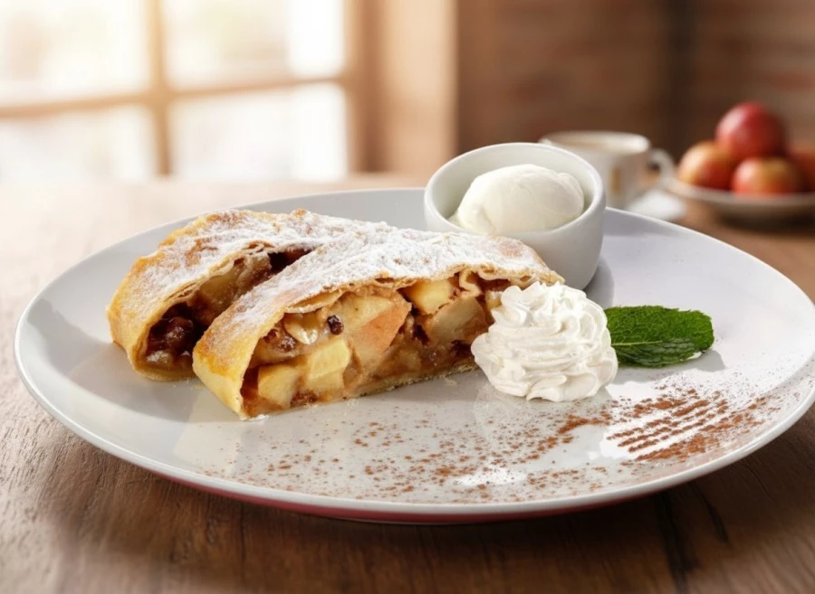 Штрудель яблочный