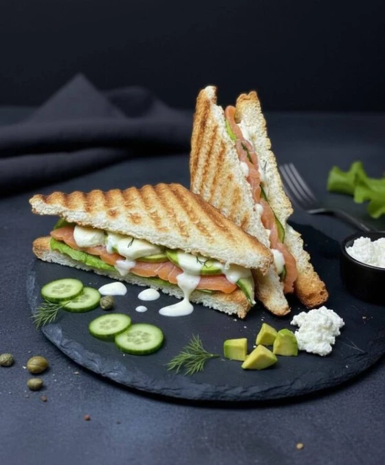 Сэндвич Лососем