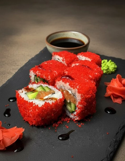 Калифорния с лососем