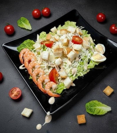 Цезарь с креветками
