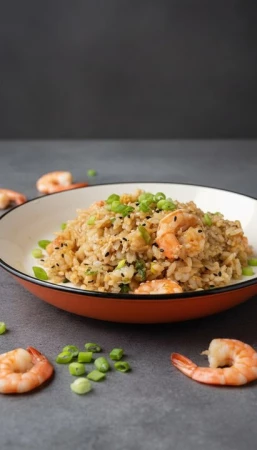 Тяхан с креветкой