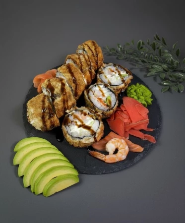 Дары моря темпура