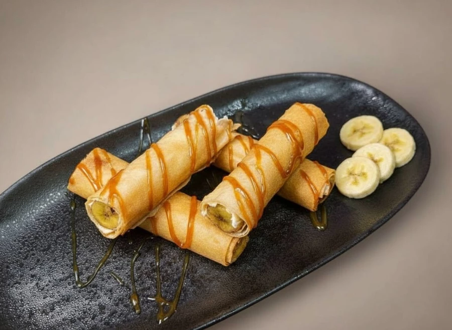 Спринг ролл банан