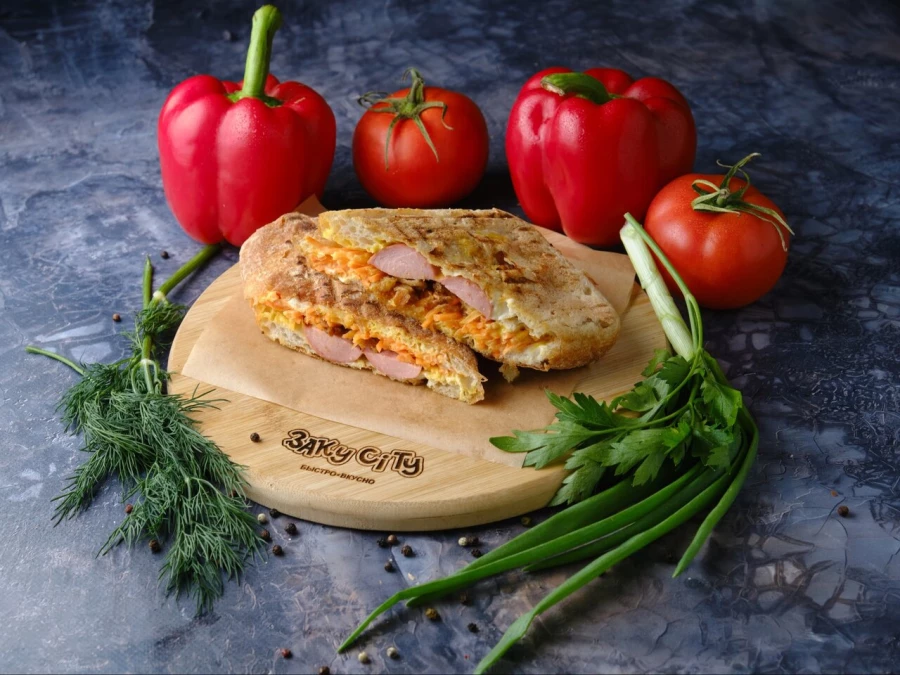 Хот-дог Новый 1 сосиска 