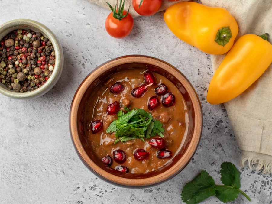 Лобио с гурийской капустой