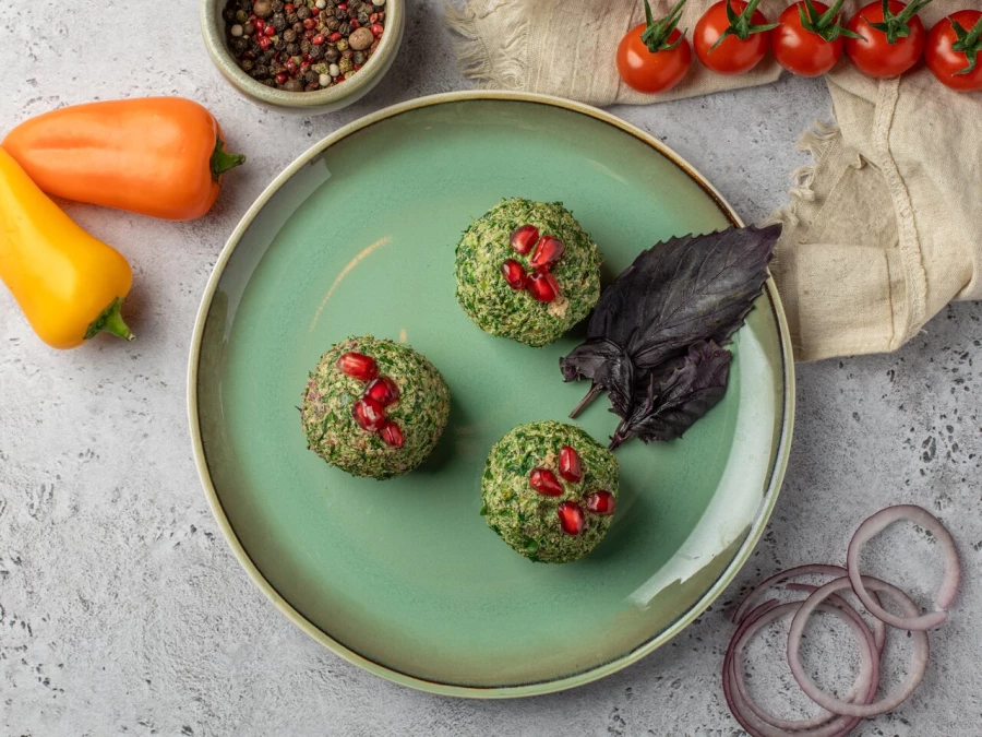 Пхали со шпинатом