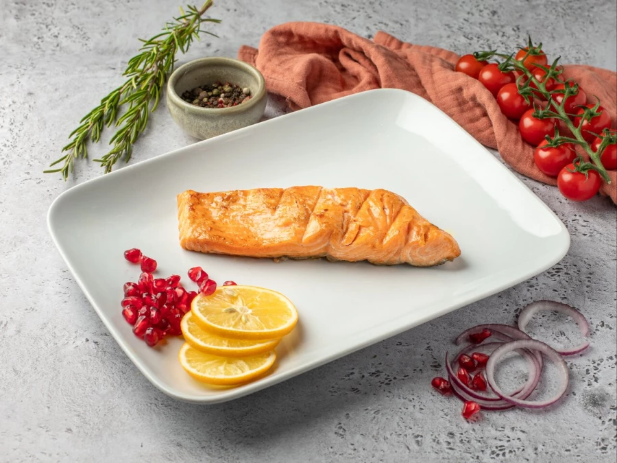 Стейк из лосося