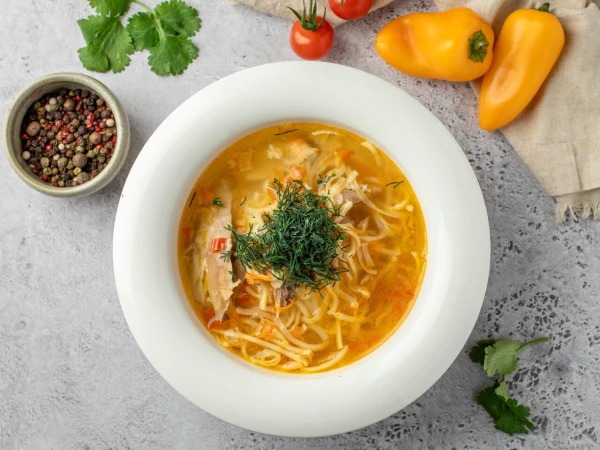 Суп куриный