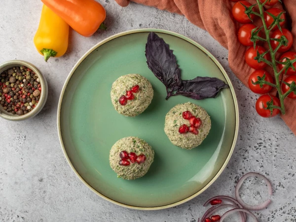 Пхали с зеленой фасолью